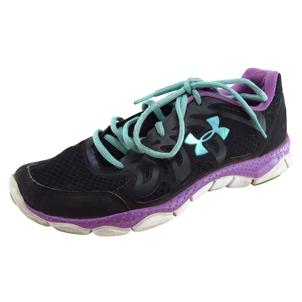 Under armour Women Size 8.5 M Black Running Mesh 1245159002